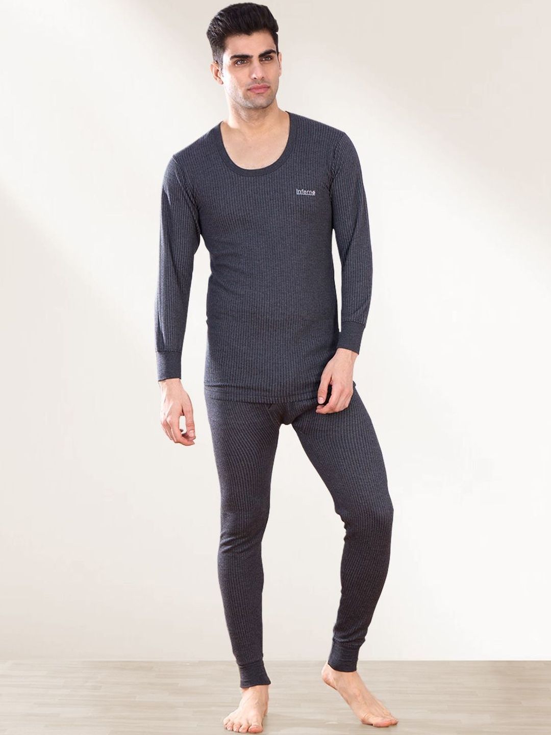 INFERNO Men Round Neck Cotton Winter Thermal Top-picture-48