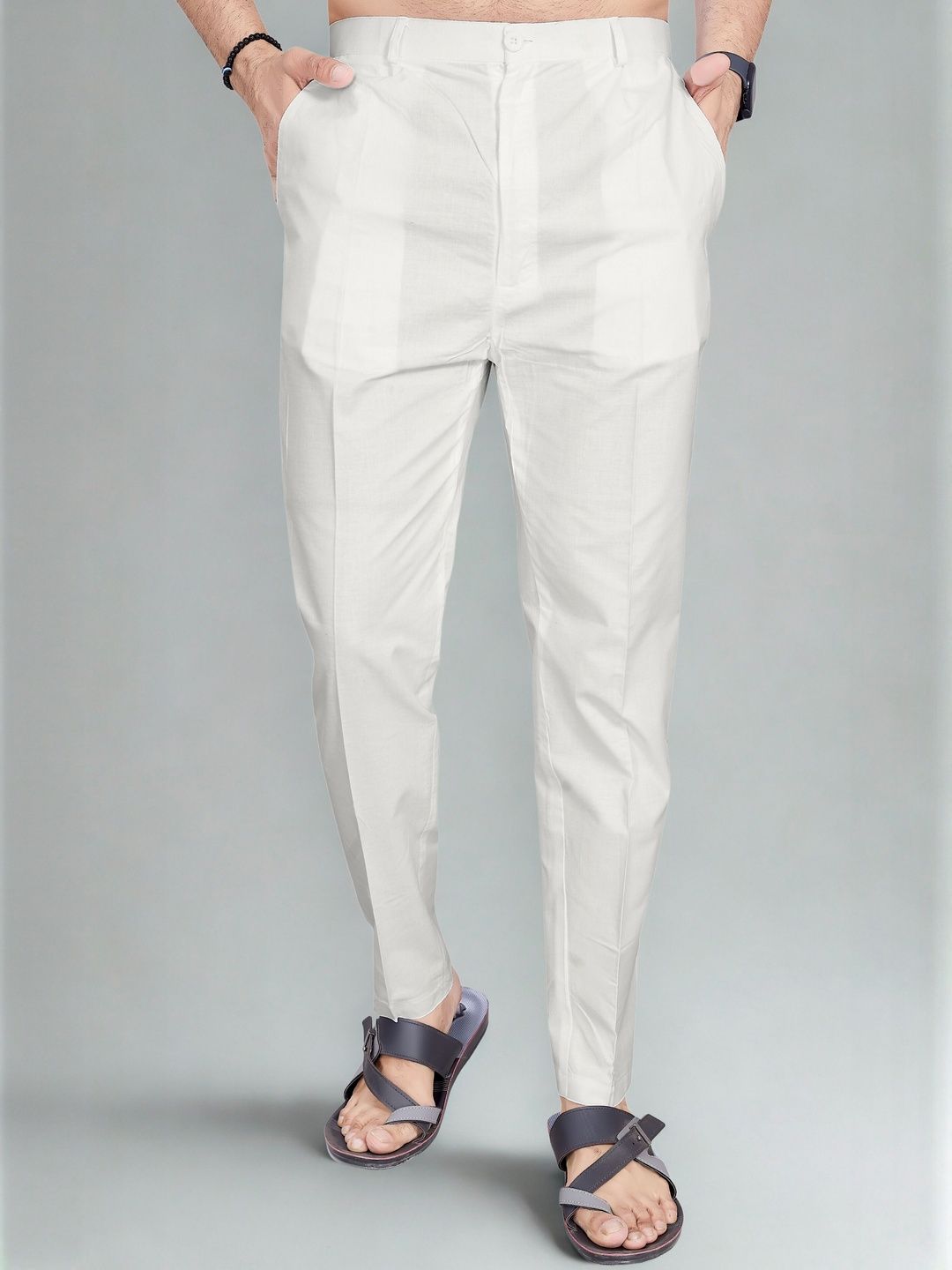 THE BEETEL HOUSE Men Relaxed Trousers-picture-32