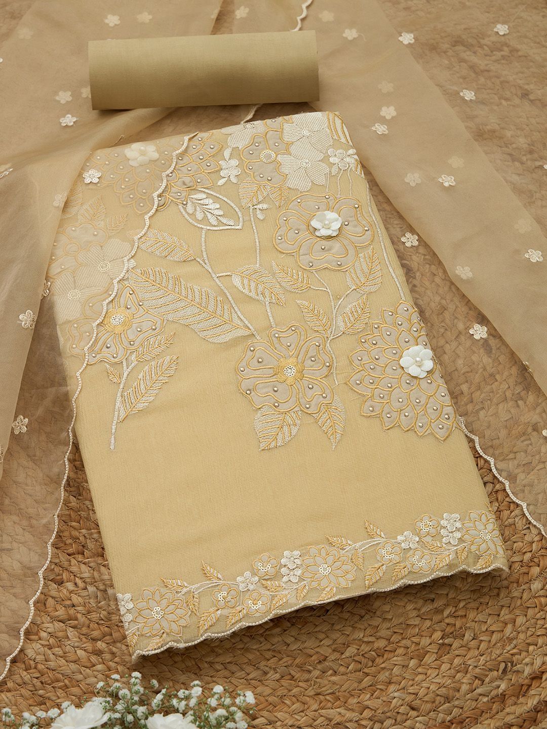 Soch Embroidered Unstitched Dress Material-image-41