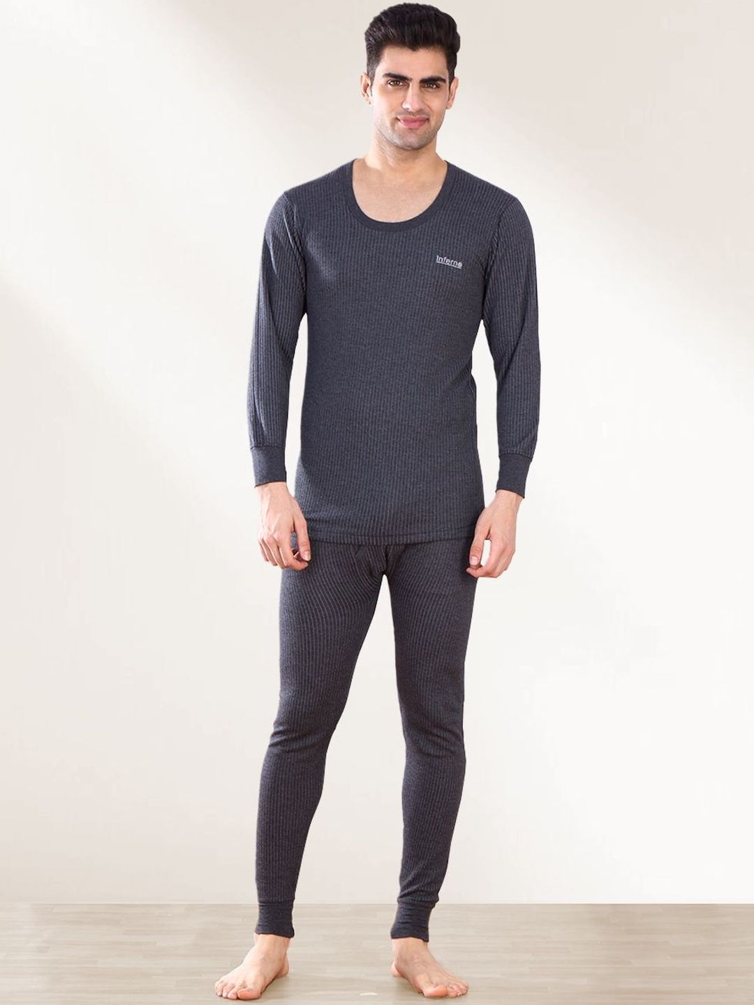 INFERNO Men Round Neck Thermal Set-picture-36