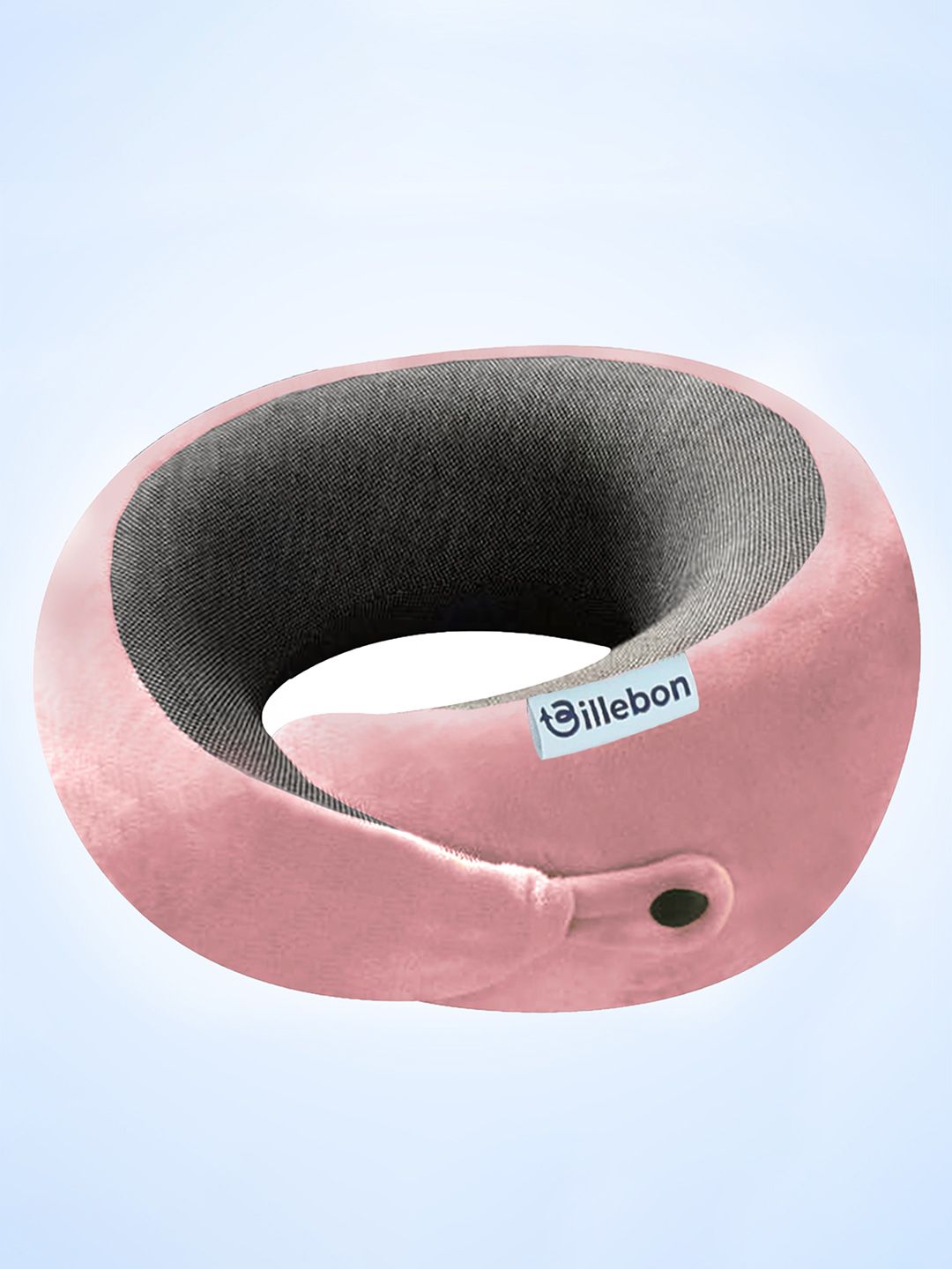 BILLEBON Pink Extra Soft Memory Foam Travel Pillow 5 inches x 4 inches-picture-11