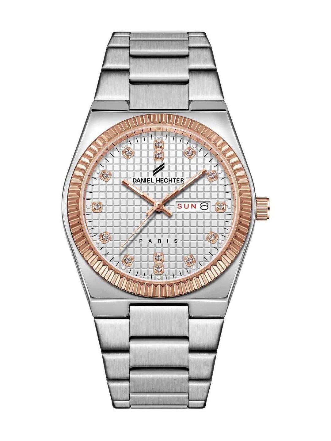 Daniel Hechter Men Dial & Stainless Steel Bracelet Style Straps Analogue Watch DHM1027-22-image-8