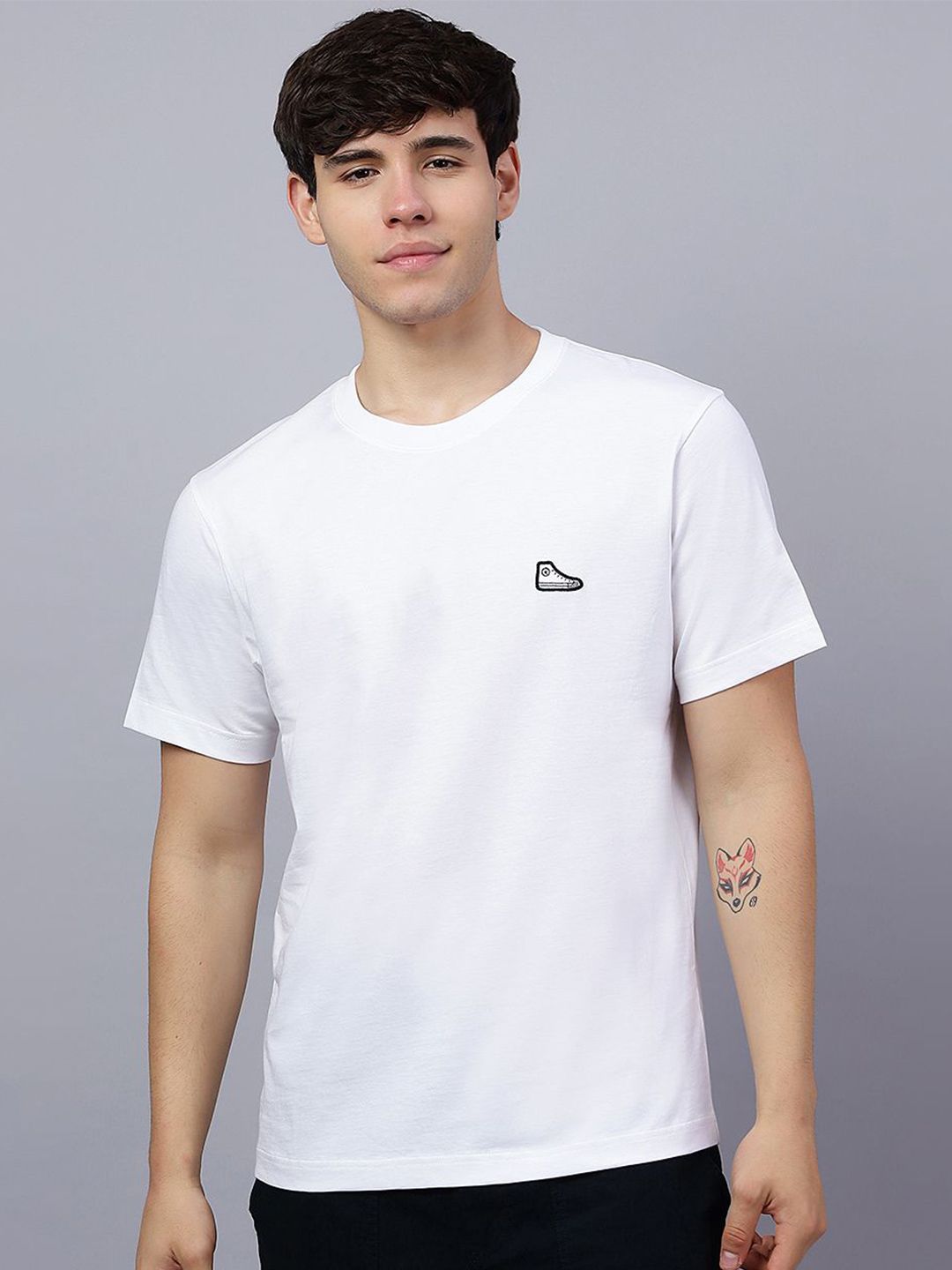 Converse Unisex L4L Typography Printed Round Neck Pure Cotton T-Shirt-picture-20