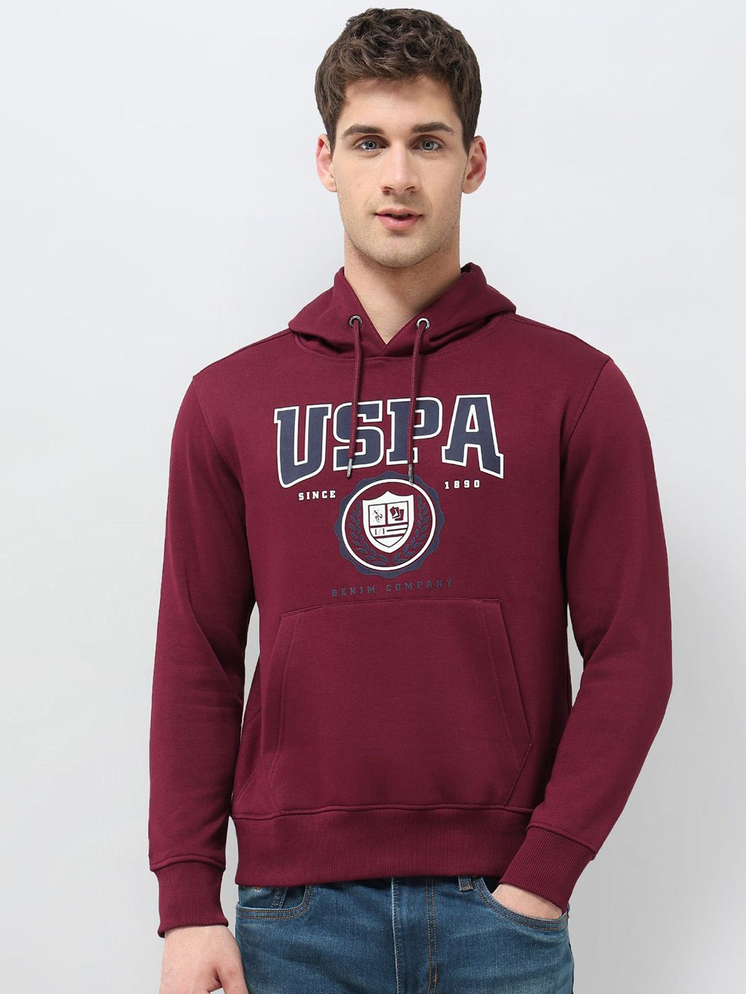 U.S. Polo Assn. Denim Co. Men Printed Hooded Sweatshirt-picture-27