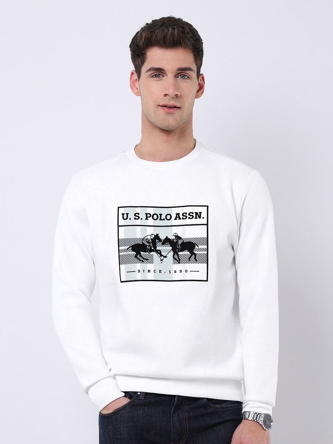 U.S. Polo Assn. Men Printed Sweatshirt