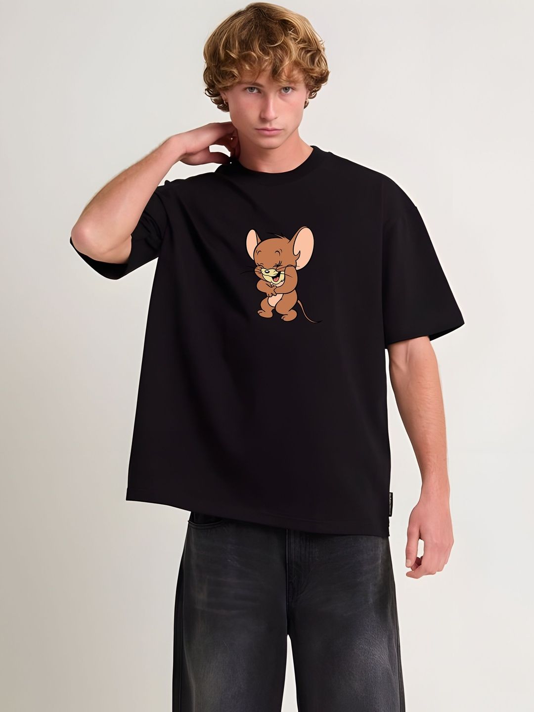 Stitchmeashirt Men Printed Drop-Shoulder Sleeves Activchill T-shirt-picture-20