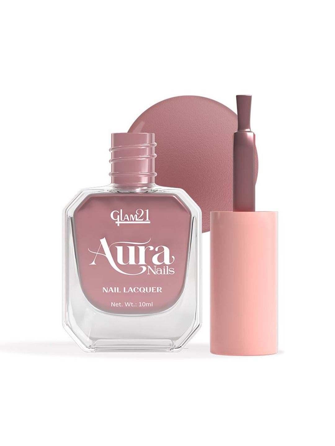 GLAM21 Aura Nails High-Shine Nail Lacquer 10ml - Rose Melt 54-picture-10