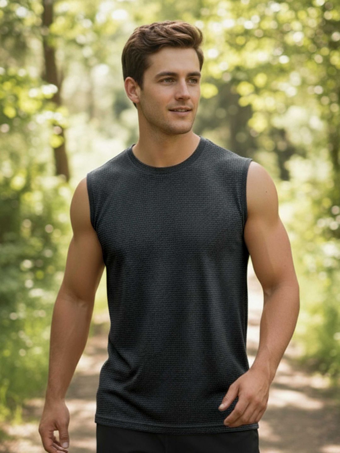 Moda Rapido Round Neck Sleeveless Regular Fit T-shirt-picture-44