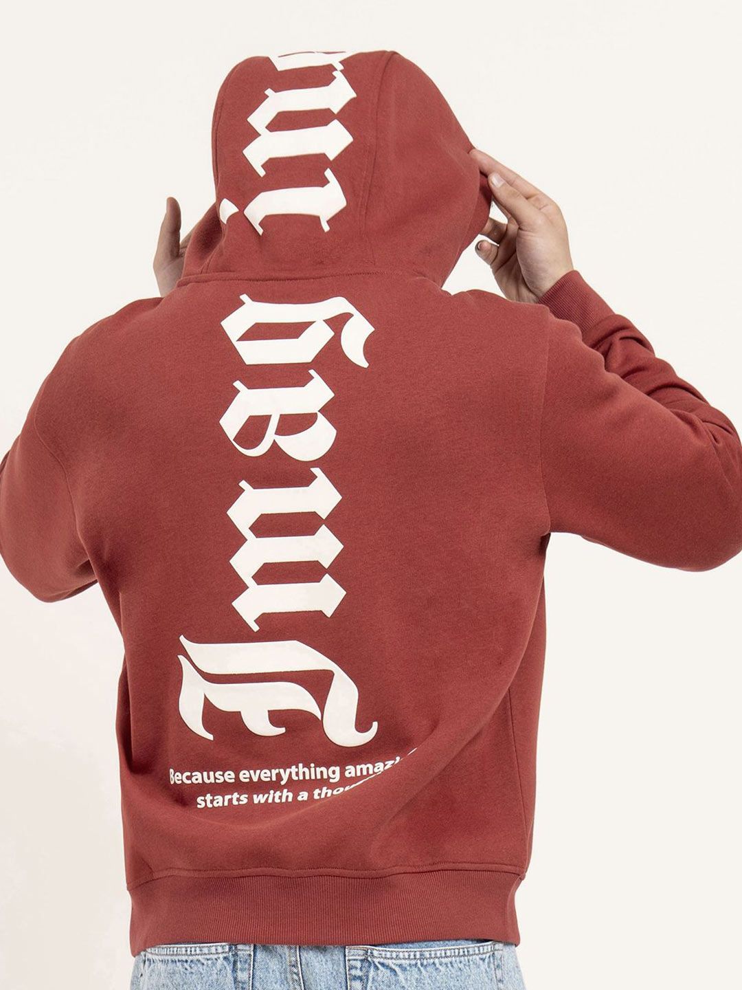 Red Tape Men Printed Hooded Sweatshirt-picture-17