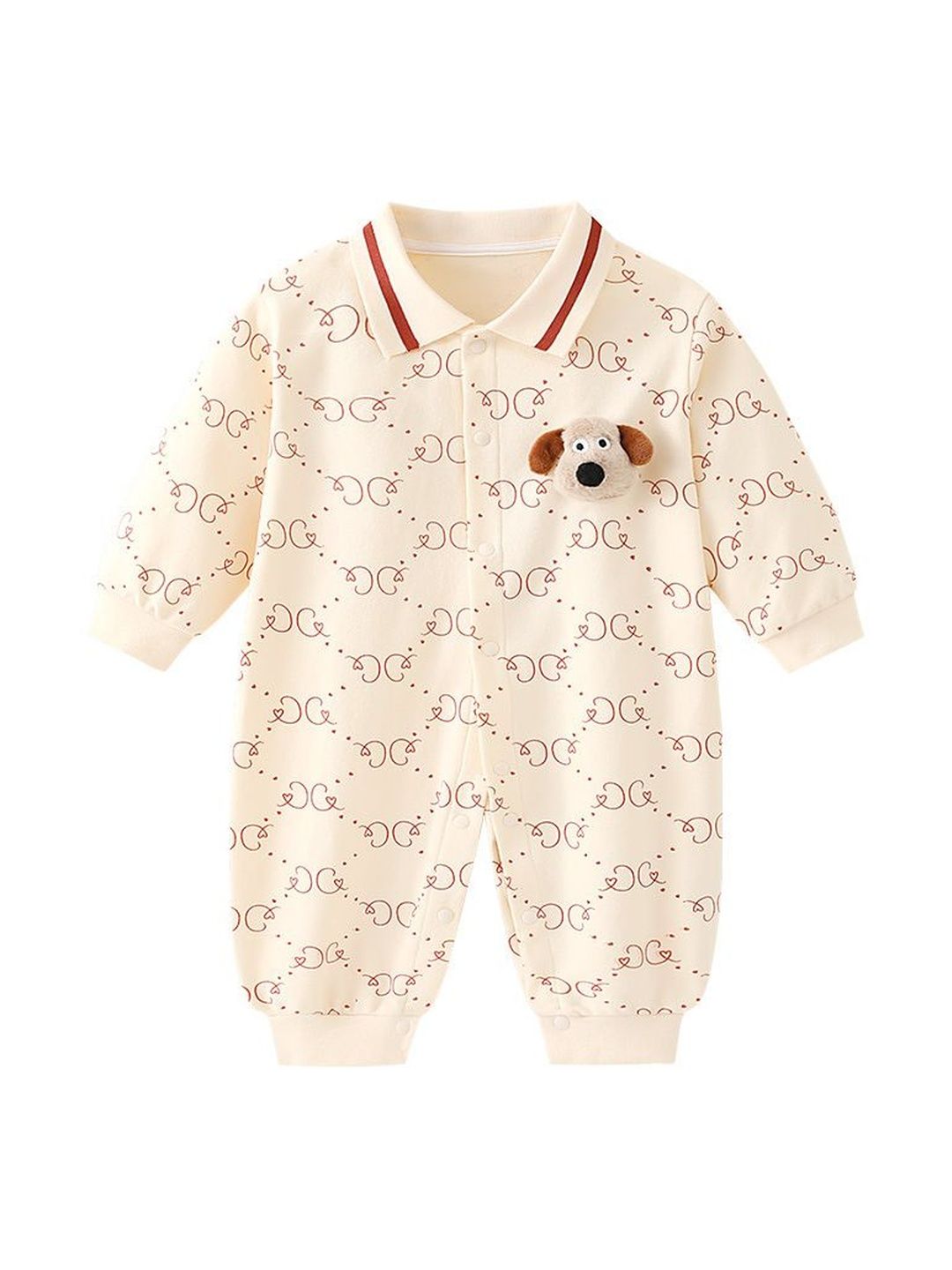 StyleCast x Revolte Infant Boys Printed Cotton Romper