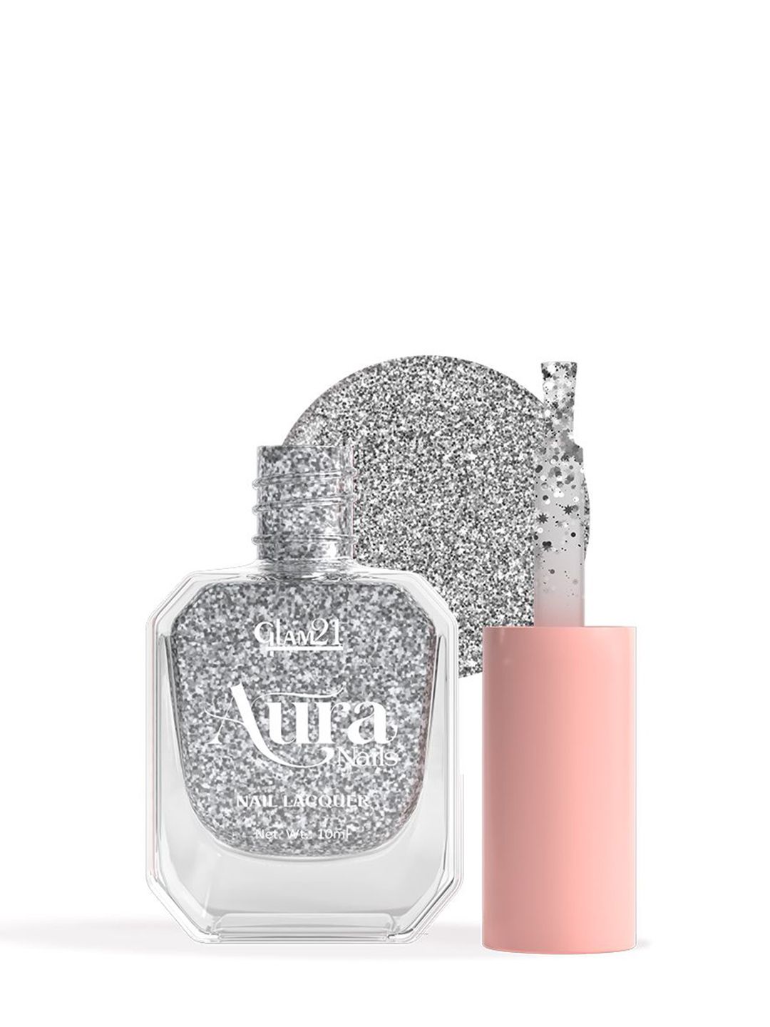 GLAM21 Aura High-Shine Nails Lacquer - 10 ml - Chrome Queen 49-picture-4