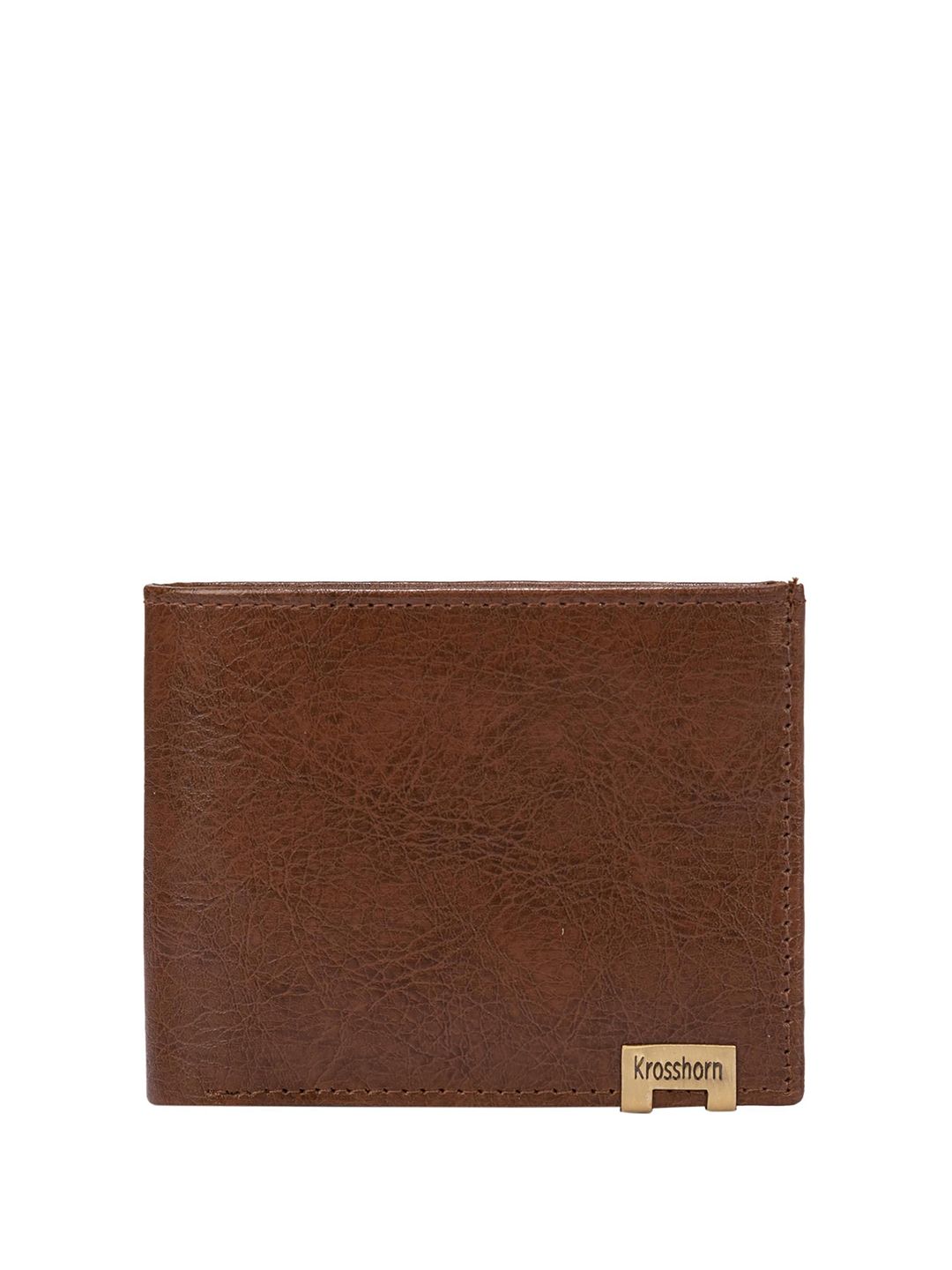 Krosshorn Men Textured Two Fold Wallet-picture-29