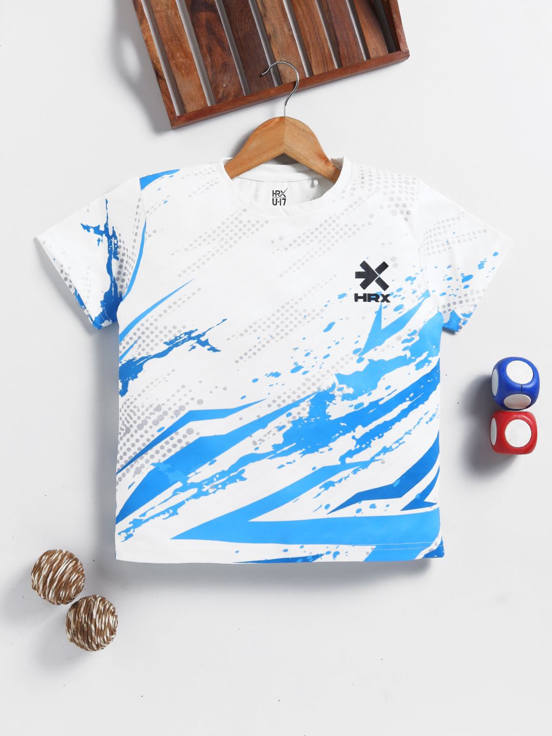 HRX by Hrithik Roshan Boys Printed Rapid Dry Sports T-shirt-picture-28