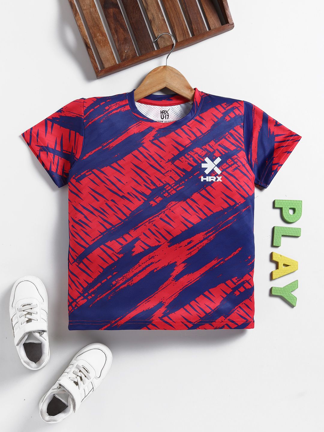 HRX by Hrithik Roshan Boys Printed Rapid Dry Sports T-shirt-picture-39
