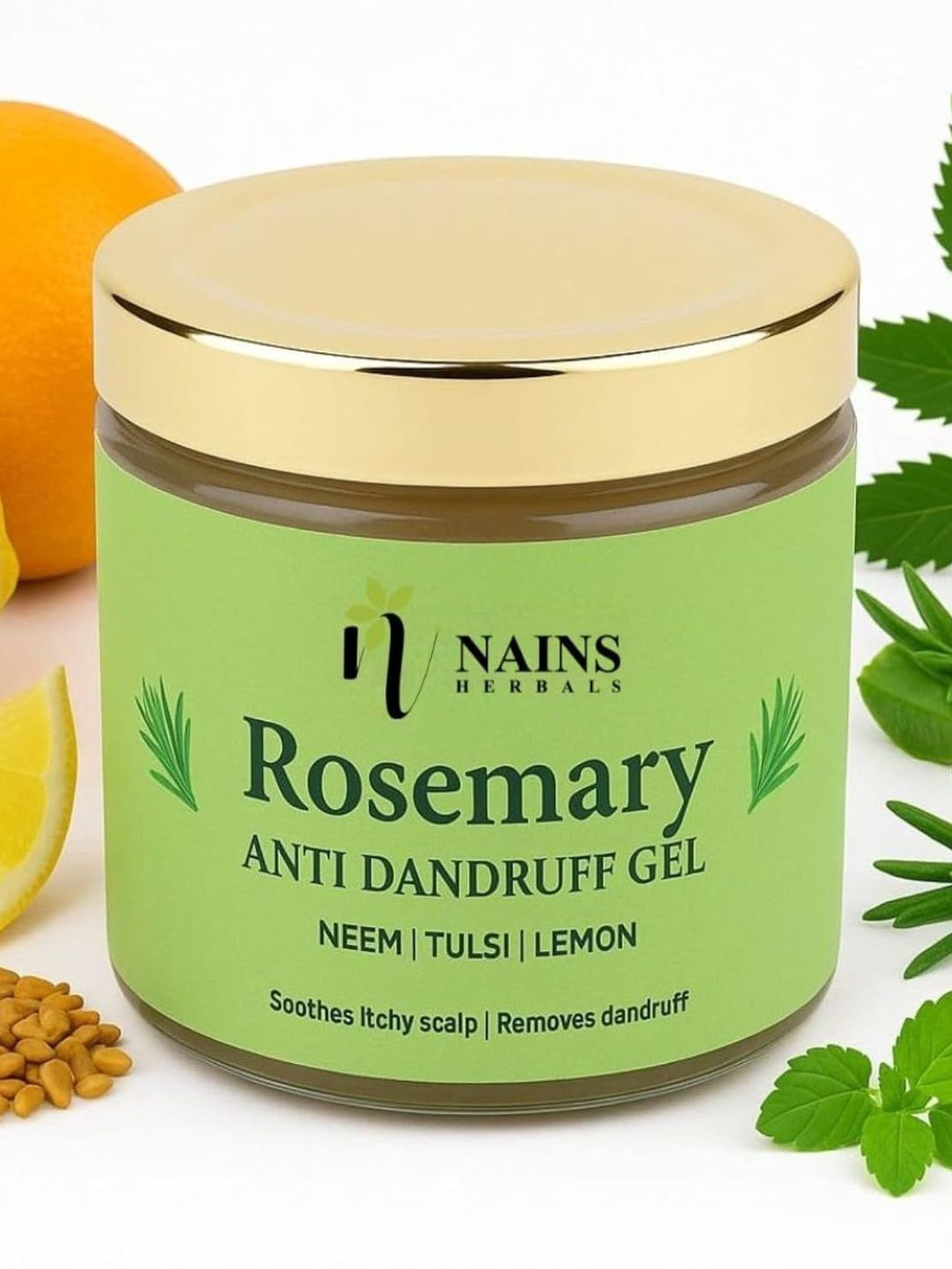 NAINS HERBALS Rosemary Anti Dandruff Hair Gel- 100 g