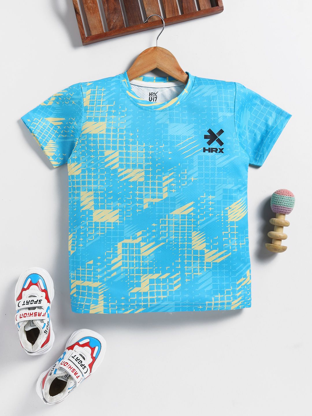 HRX by Hrithik Roshan Boys Printed Rapid Dry Sports T-shirt-picture-32
