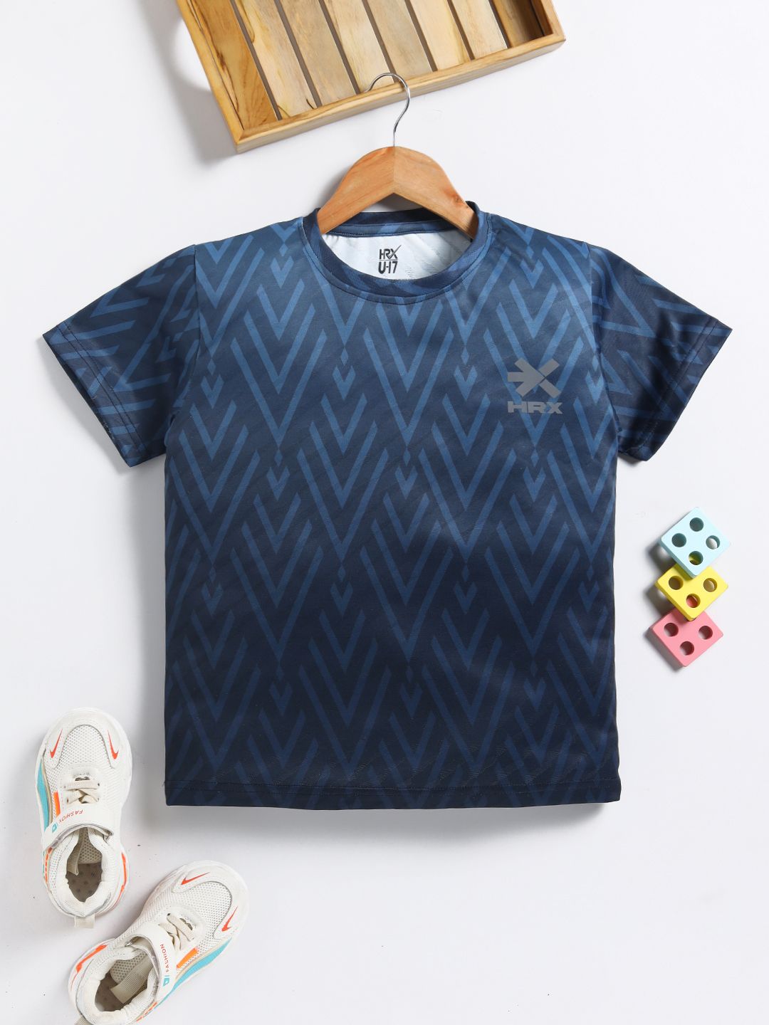 HRX by Hrithik Roshan Boys Printed Rapid Dry Sports T-shirt-picture-21