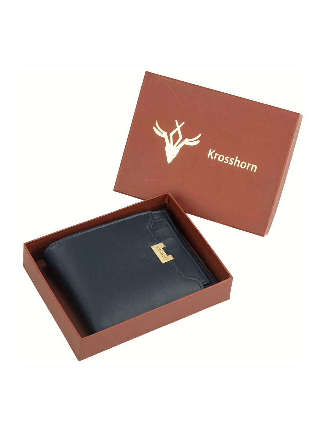 Krosshorn Men Textured Two Fold Wallet-picture-32