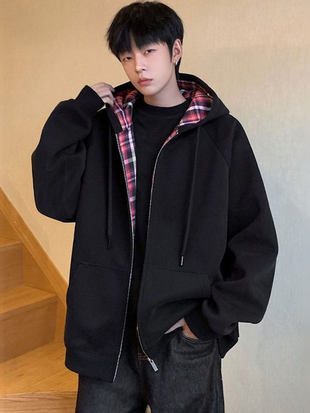 StyleCast x Revolte Hooded Long Sleeves Tailored Jacket-image-32