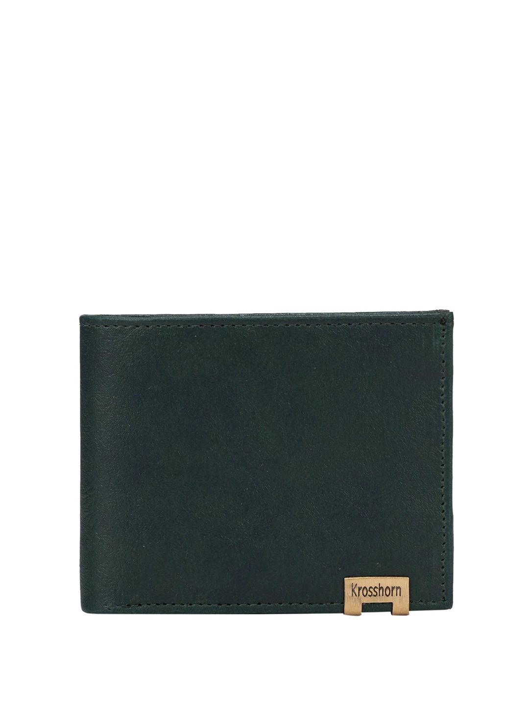 Krosshorn Men Solid Short Two Fold Wallet-picture-12
