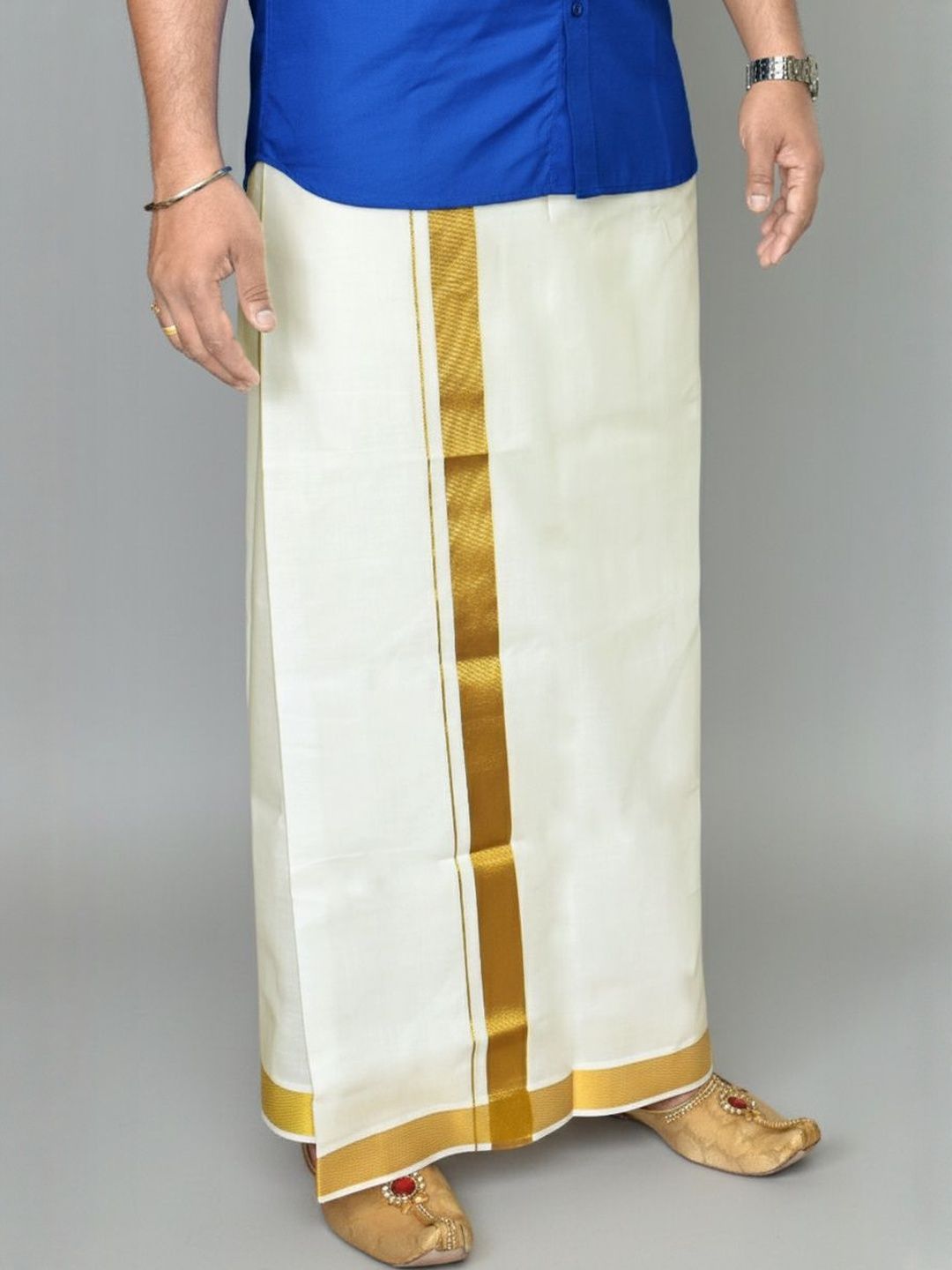 TUNI MANI Men Cotton Dhotis-image-29
