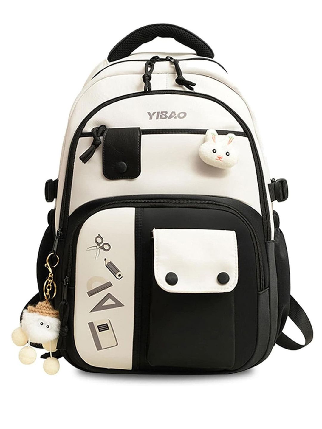 Tesmezy Unisex Colourblocked Ergonomic Backpack With Compression Straps-picture-37