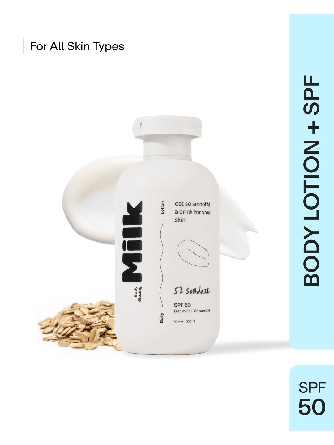 52 Sundaze SPF50 Body Glazing Milk with Oat Milk & Ceramides - 200 ml-image-45