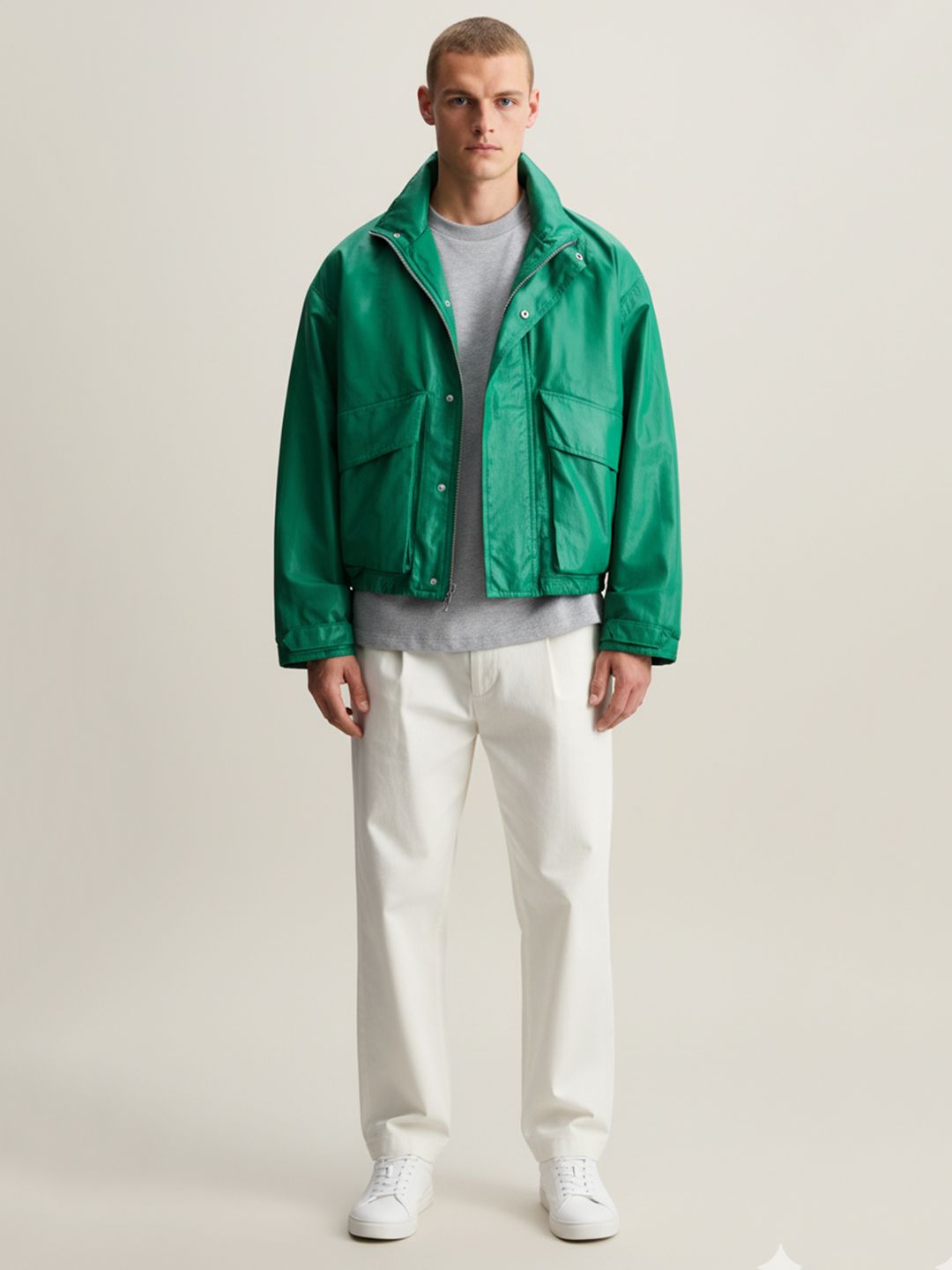 Mast & Harbour Men Sporty Jacket with Patchwork-picture-29