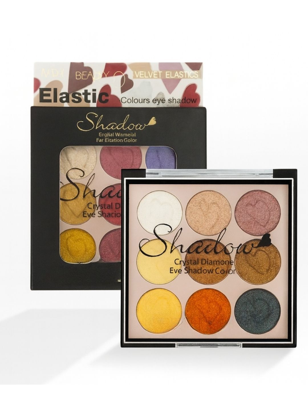 Huda crush 9 Colour Long Lasting Eyeshadow Palette-picture-15