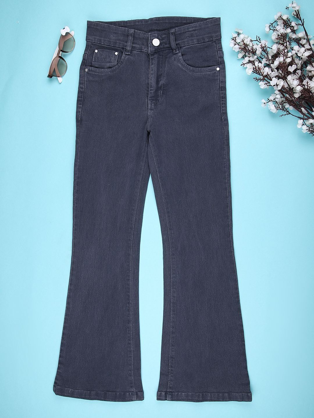 V-Mart Girls Regular Fit Mid-Rise Jeans-picture-46
