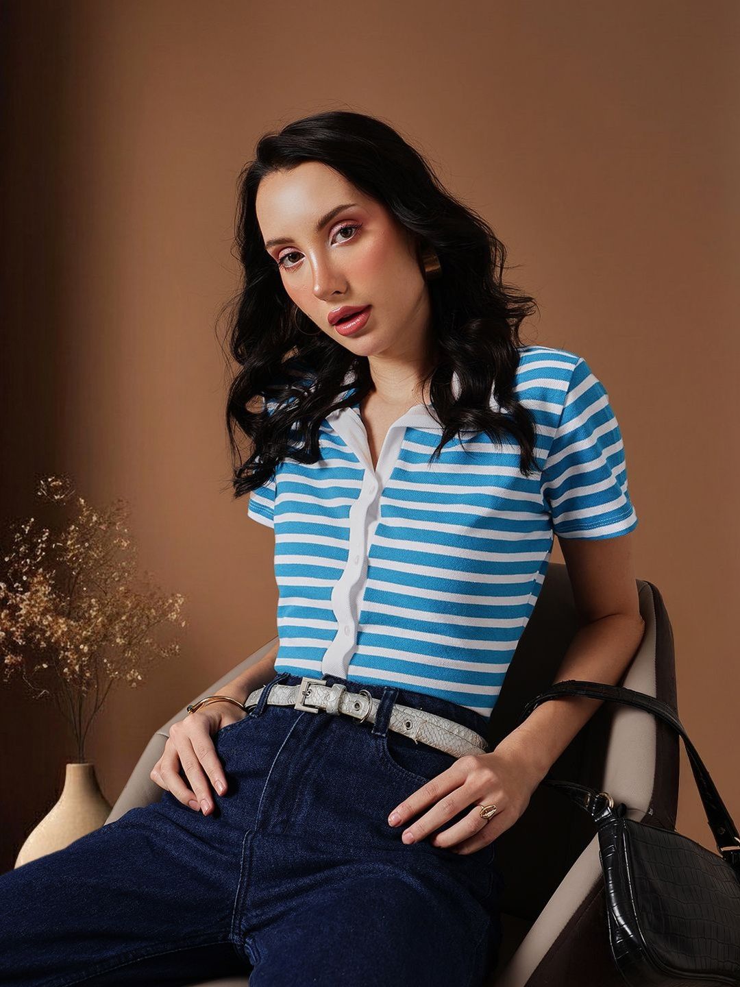 STREET 9 Striped Cotton Top-picture-33