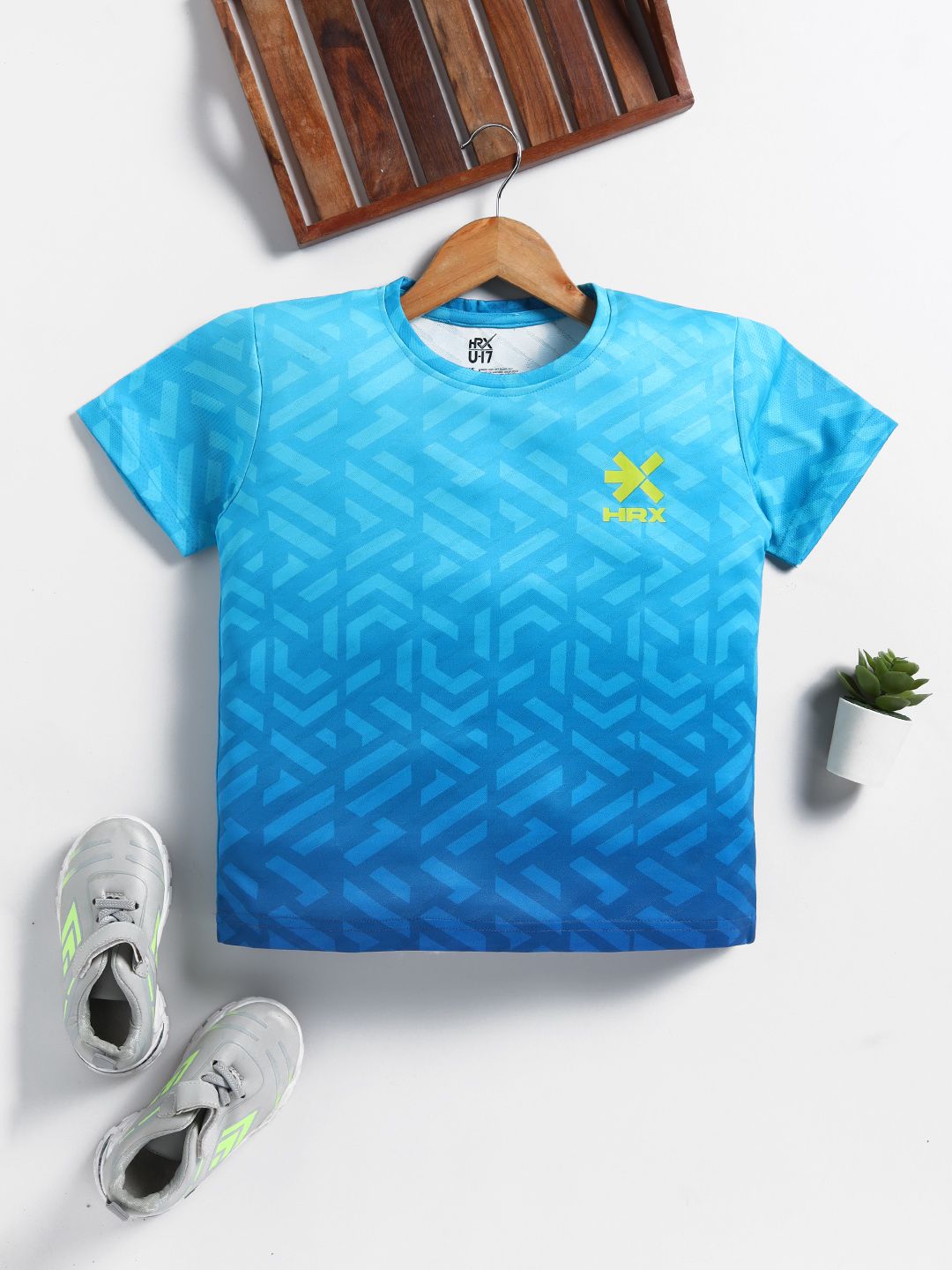 HRX by Hrithik Roshan Boys Printed Rapid Dry Sports T-shirt-picture-30