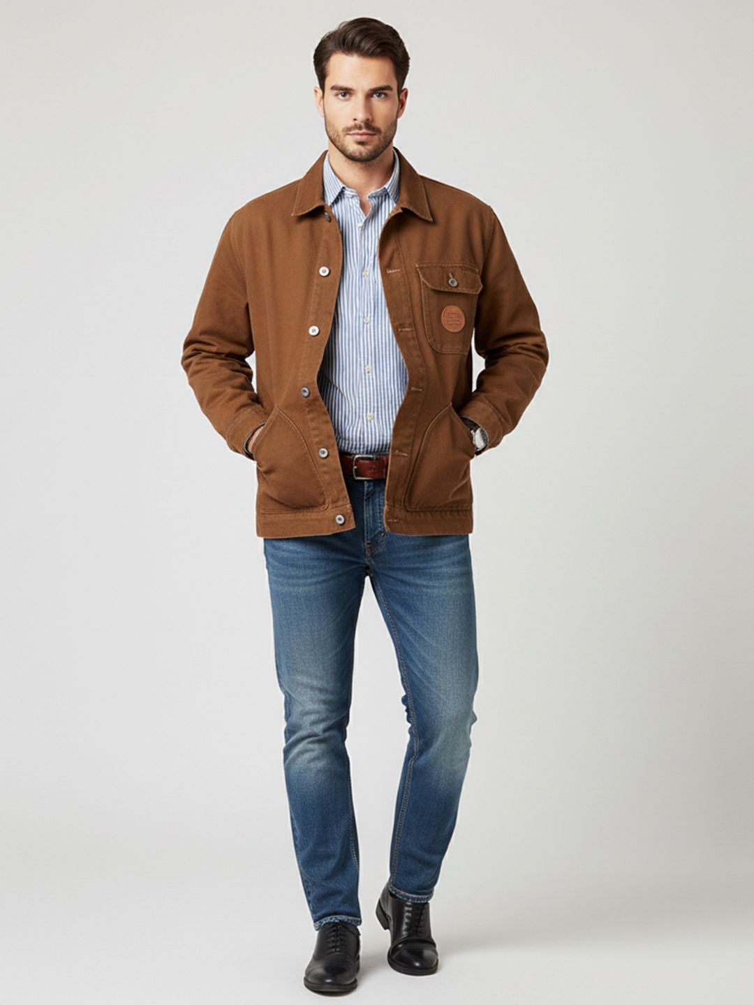 Mast & Harbour Self Design Tailored Jacket-picture-33