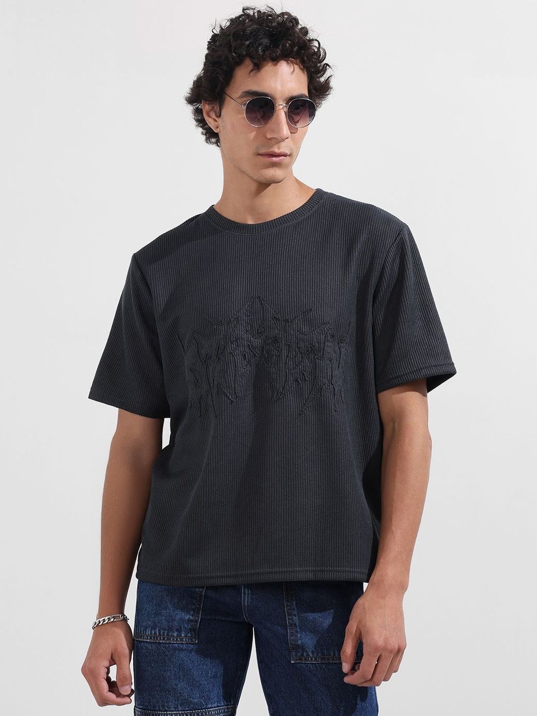 The Indian Garage Co Round Neck Boxy T-shirt-picture-30