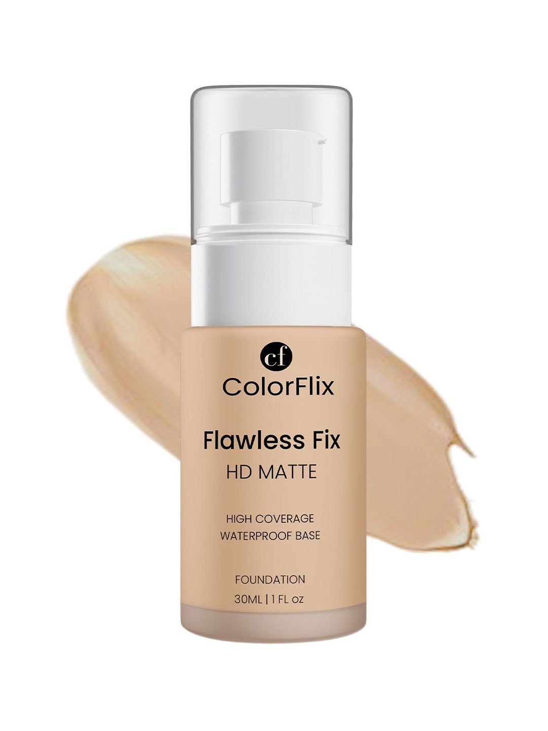 COLORFLIX Flawless Fix HD Matte High Coverage Foundation - 30 ml - Natural-image-40