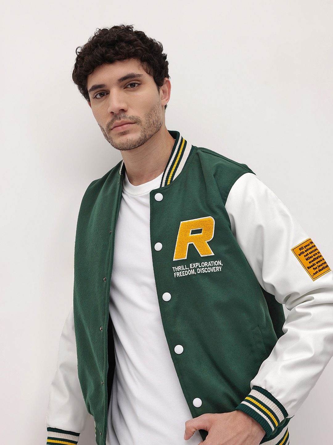 The Roadster Life Co. Applique Varsity Jacket-picture-33
