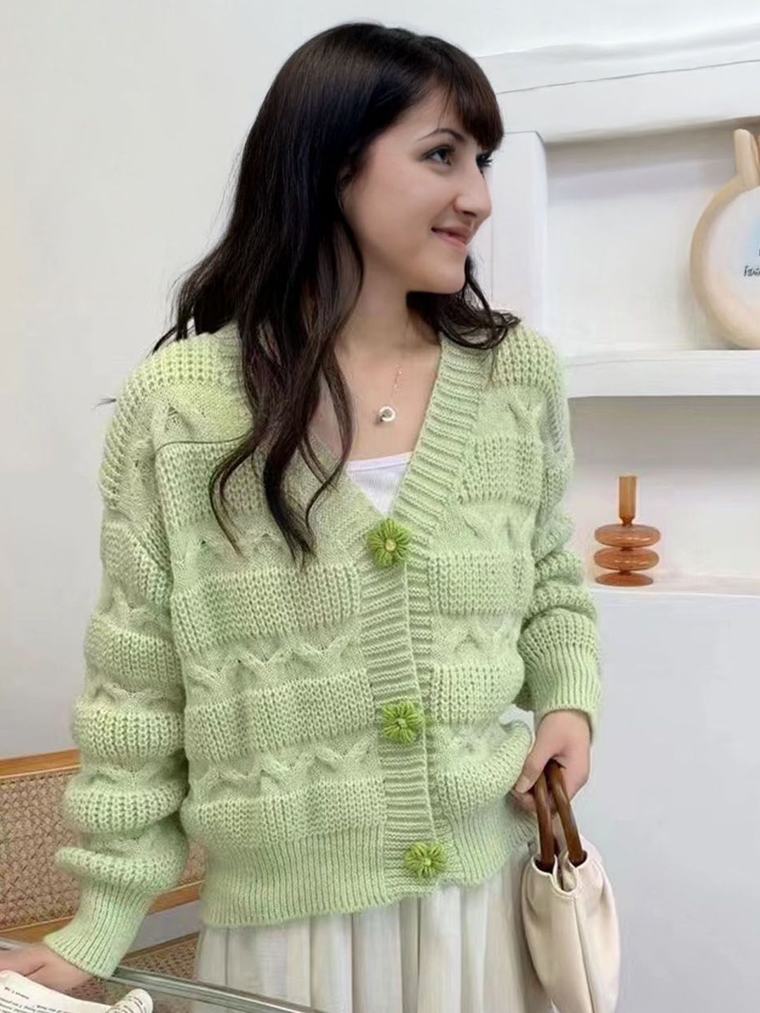 StyleCast Women Cable Knit Cardigan-picture-18