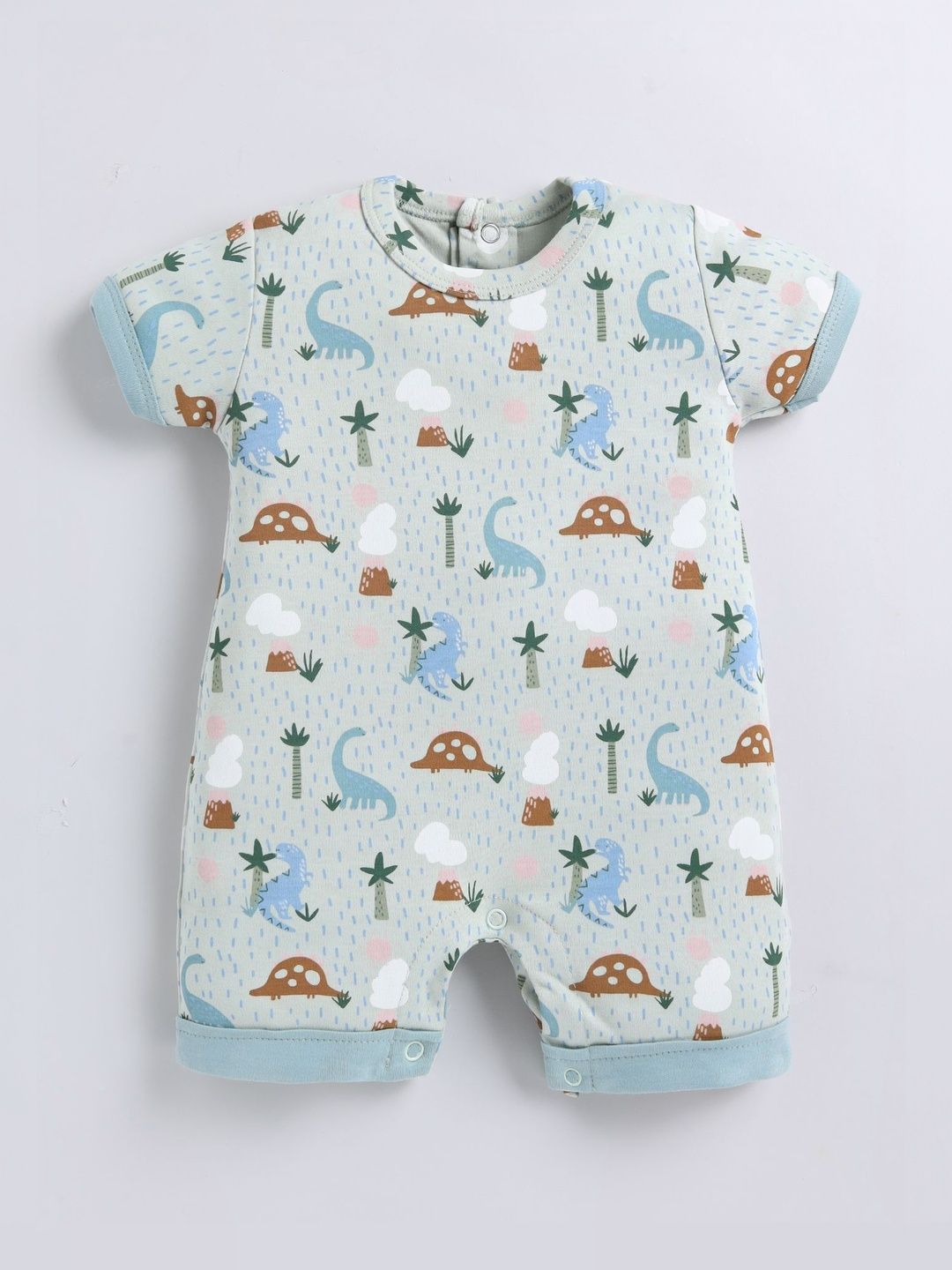 BABY GO Infants Printed Cotton Rompers