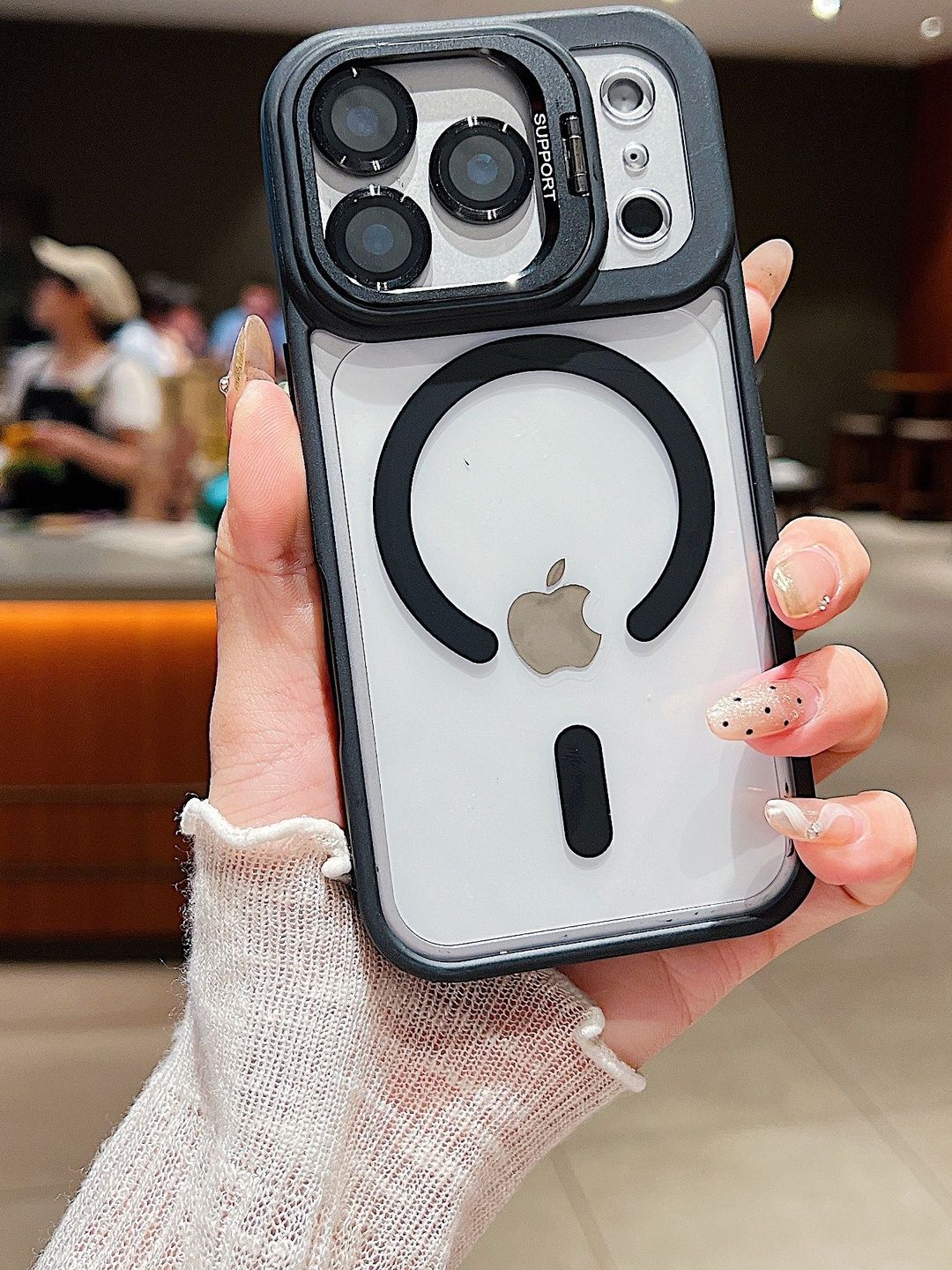 Luxury Kase Solid Printed iPhone 17 Pro Back Case Mobile Accessories-picture-19