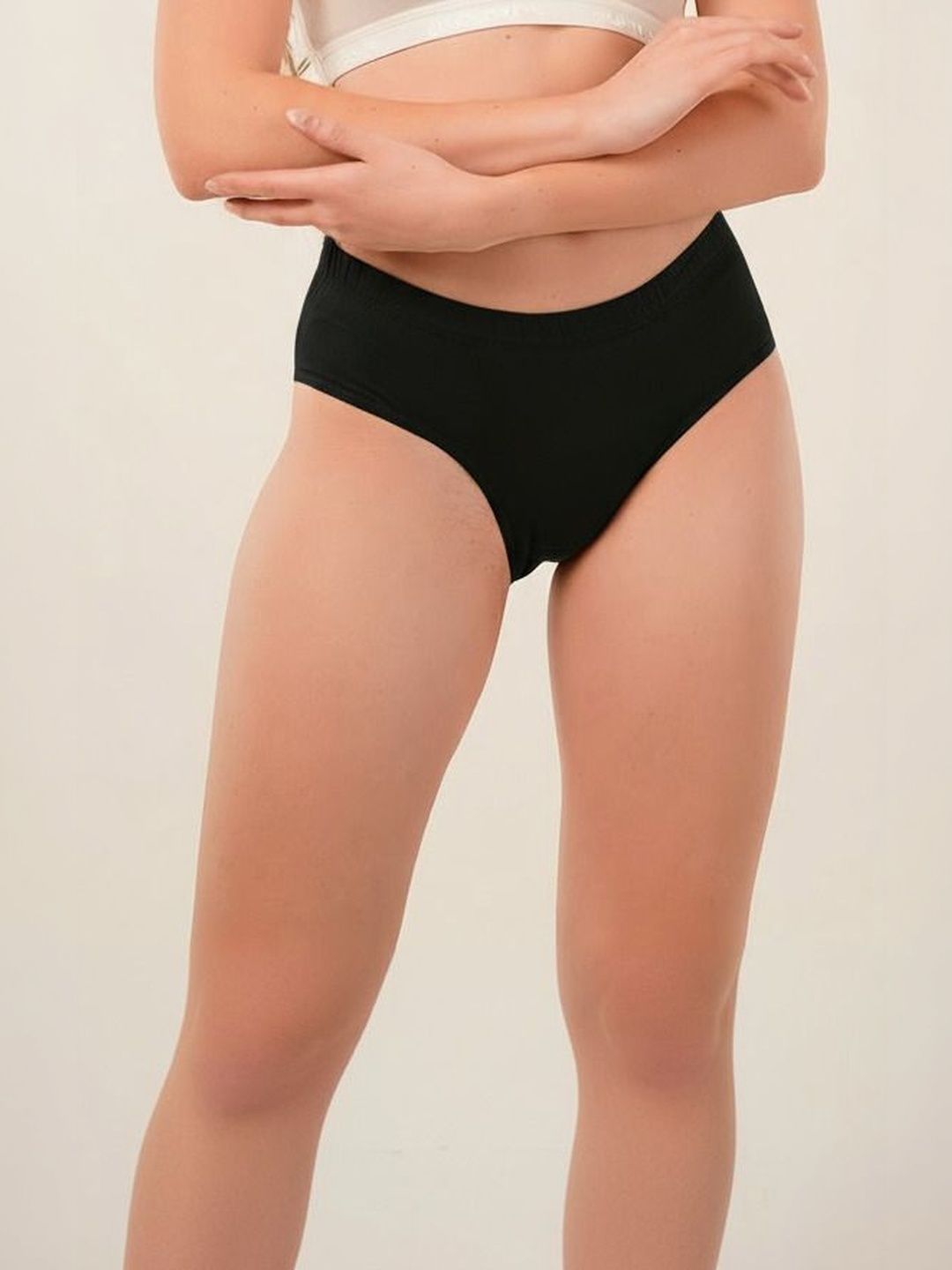 Moda Rapido Pack Of 2 Cotton Mid-Rise Seamless Hipster Briefs-picture-40