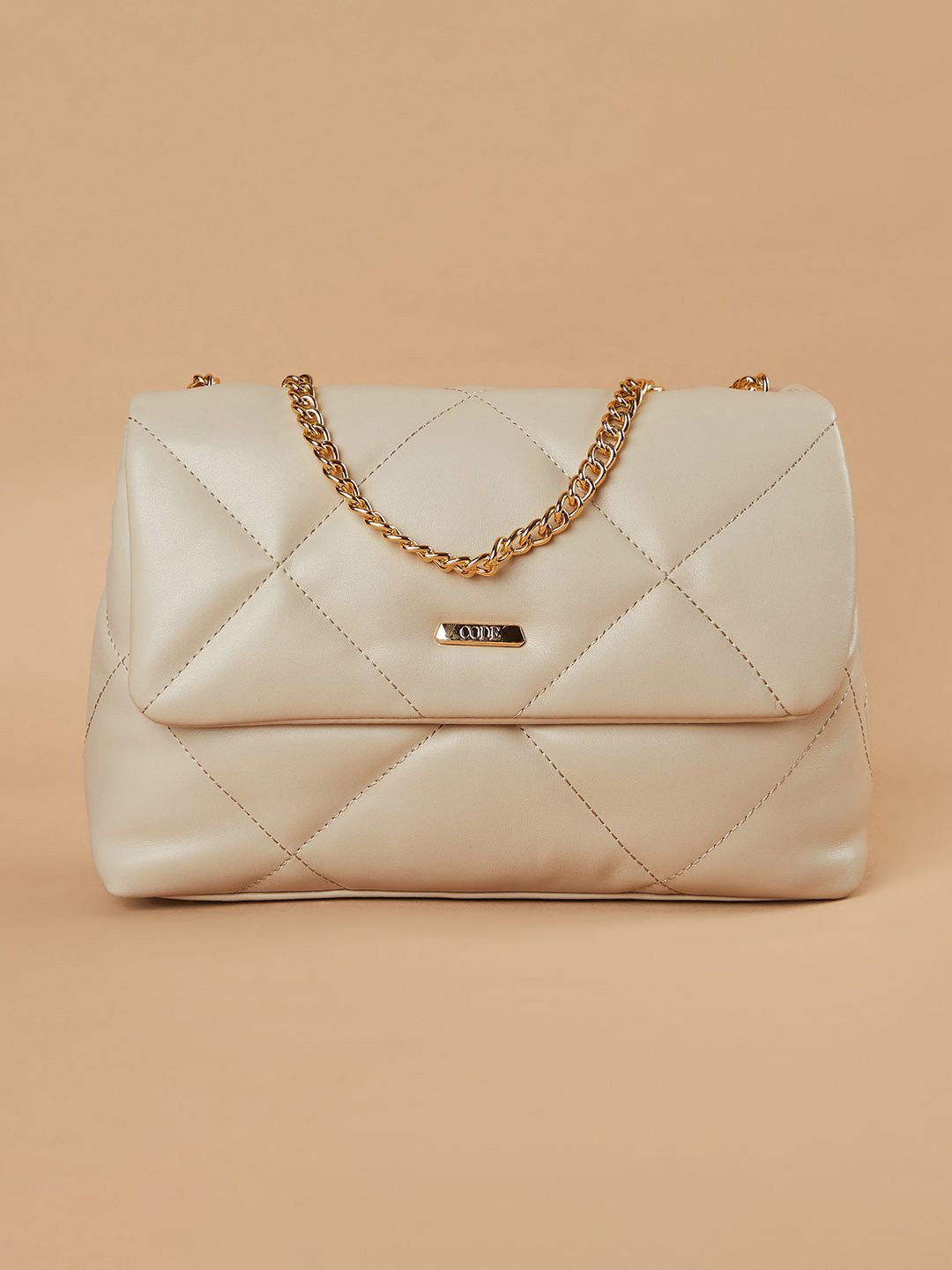 CODE by Lifestyle PU Structured Sling Bag with Quilted-picture-10