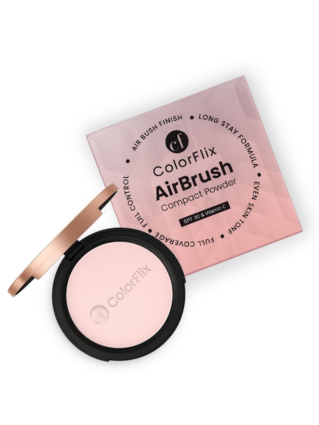COLORFLIX AirBrush Compact Powder With SPF 30 & Vitamin C - 9 g - Natural Pink - 02-picture-17