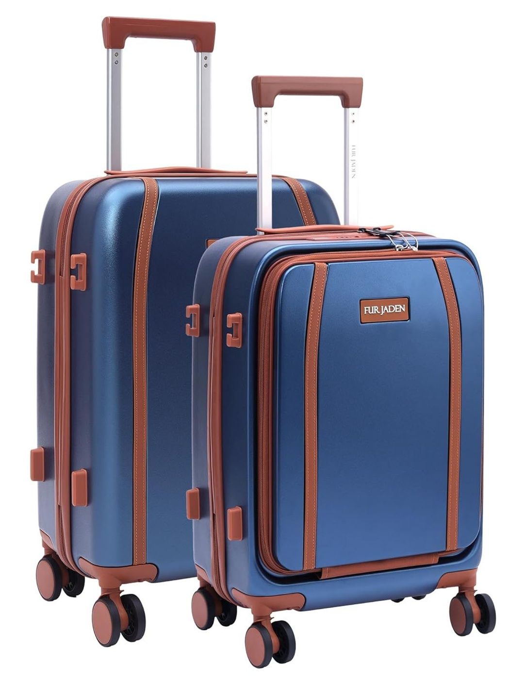 FUR JADEN Set Of 2 Textured Hard-Sided Trolley Bag- 110 L-picture-42