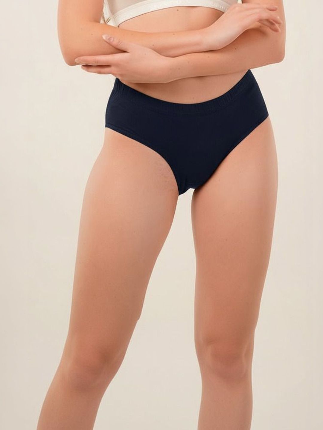 Moda Rapido Pack Of 2 Cotton Mid-Rise Seamless Hipster Briefs-picture-38