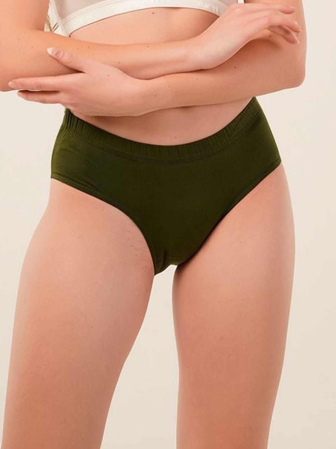 Moda Rapido Pack Of 2 Cotton Mid-Rise Seamless Hipster Briefs-picture-39