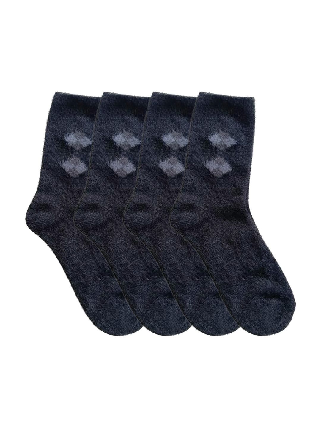 G Heist Unisex Pack Of 4 Assorted Calf-Length Winter Socks-picture-54
