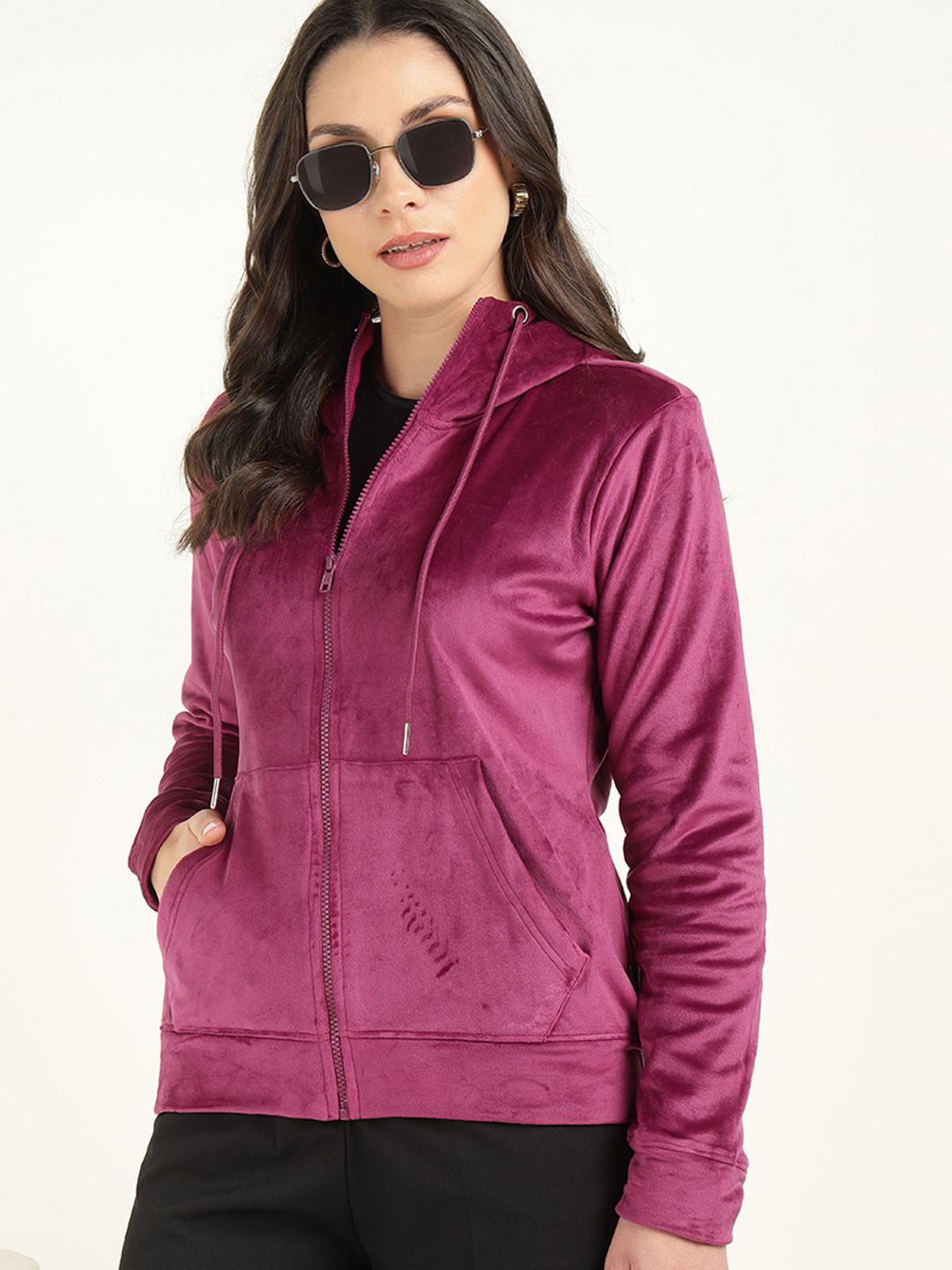 Hancock Women Front-Open Hooded Sweatshirt-picture-19