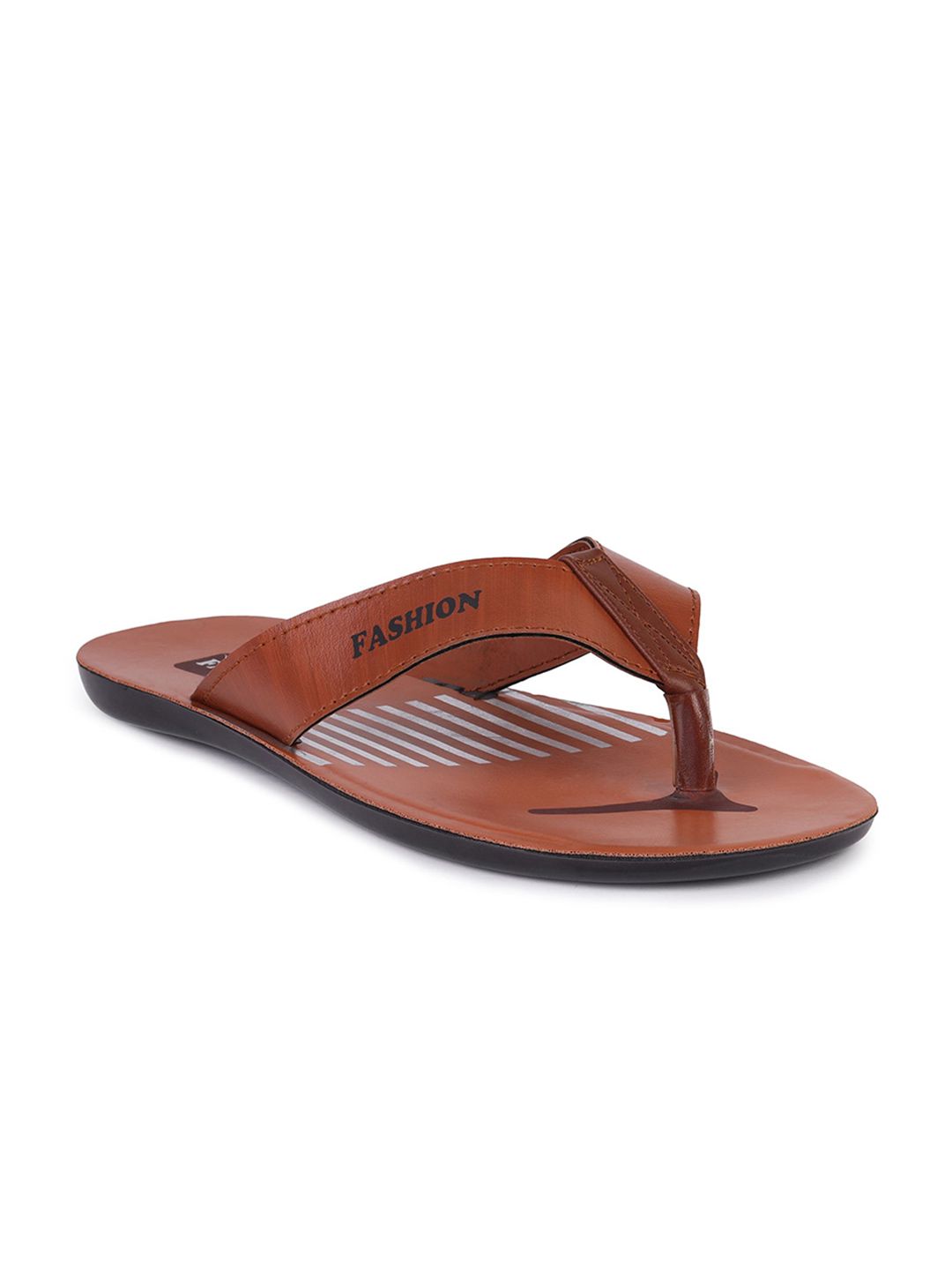 PENNEN Men Striped Thong Flip-Flops-image-23