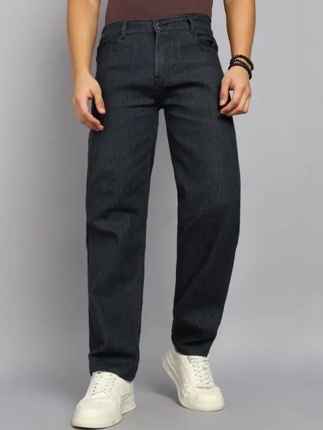 SZN Men Classic Boyfriend Fit Mid-Rise Stretchable Jeans-picture-24