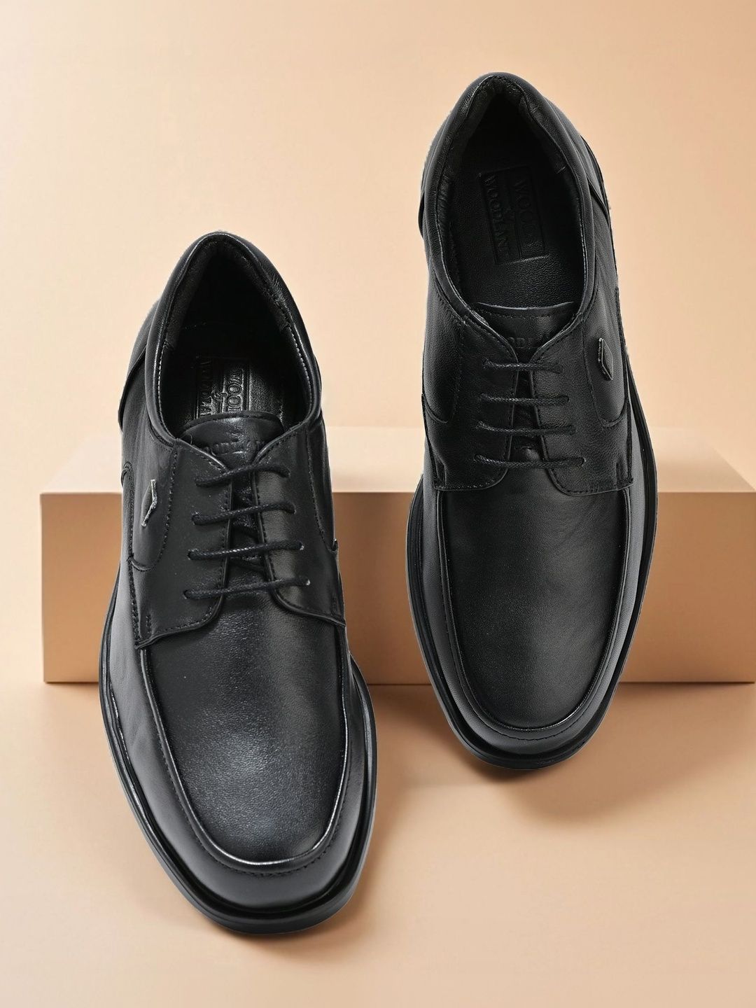 Woodland Men Leather Formal Derbys-picture-27